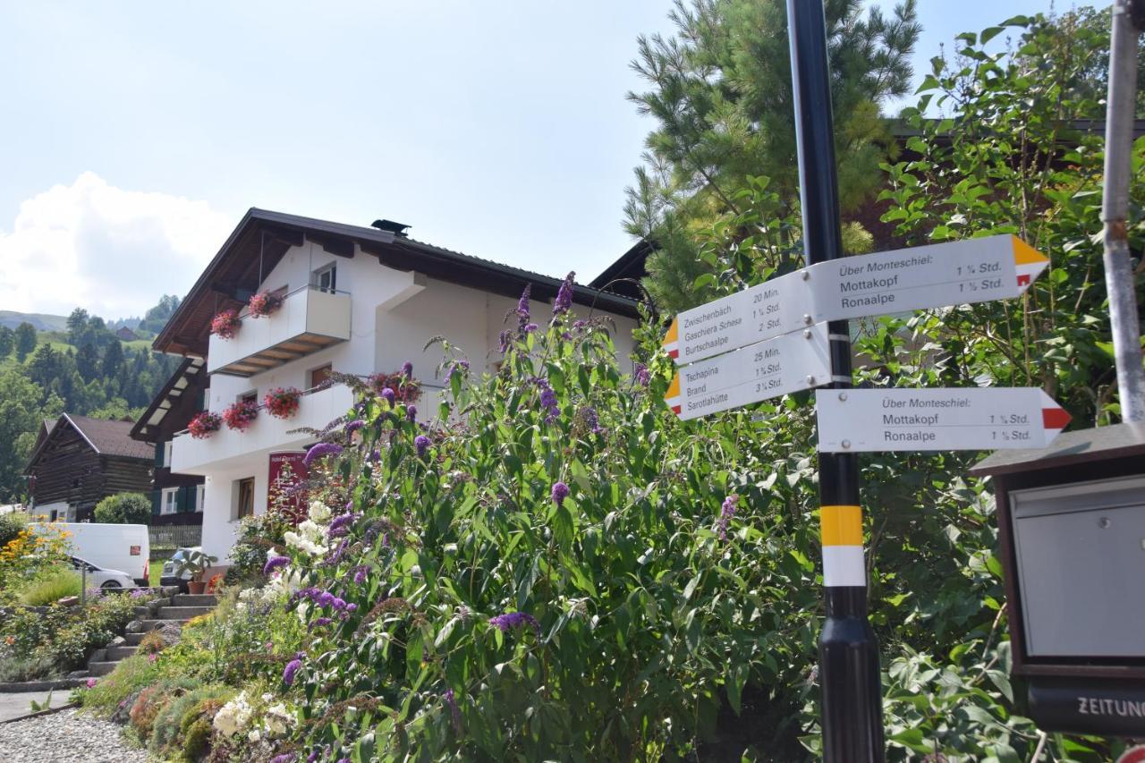 Hotel Garni Brigitte Bürserberg Extérieur photo